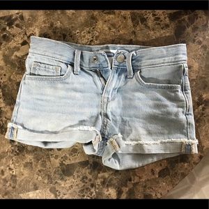 Girls size 8 jean shorts